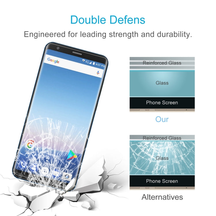 50 PCS 0.26mm 9H 2.5D Tempered Glass Film For Ulefone MIX 2 - free shipping - PMC Jewellery - Order now!