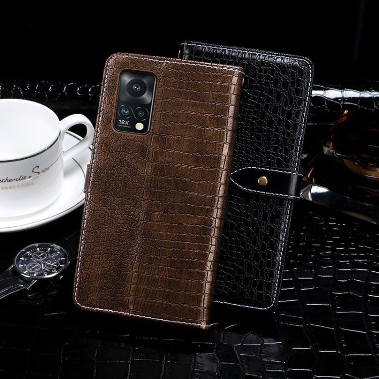 For Meizu 18x idewei Crocodile Texture Horizontal Flip Leather Case with Holder & Card Slots & Wallet(Black) - free shipping - PMC Jewellery - Order now!