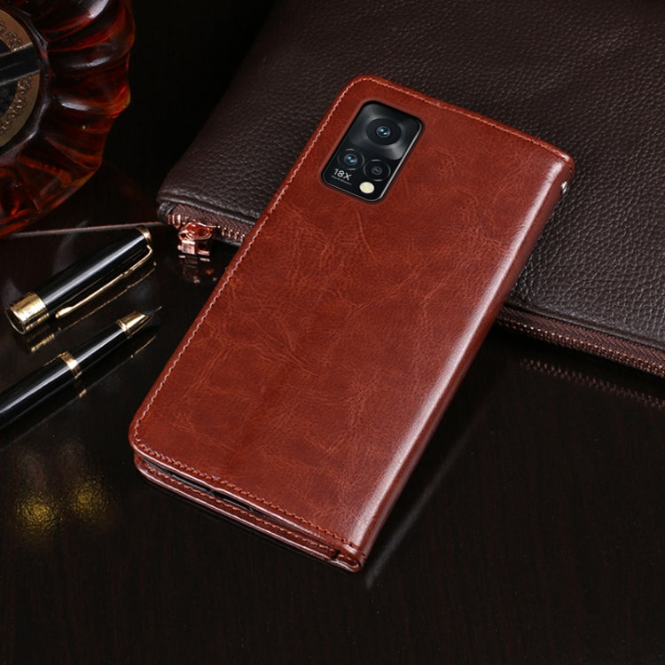 For Meizu 18x idewei Crazy Horse Texture Leather Case with Holder & Card Slots & Wallet(Red) - Meizu by idewei | Online Shopping South Africa | PMC Jewellery | Buy Now Pay Later Mobicred