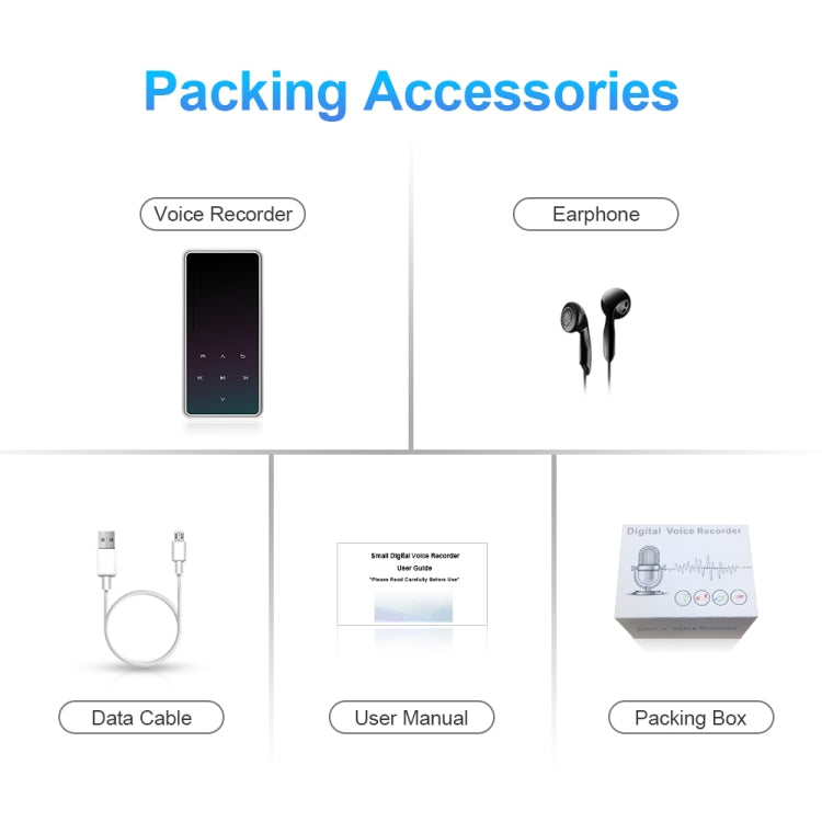 M12 Multifunctional Portable Bluetooth Player, Capacity:32GB(Silver) - MP4 Player by PMC TechLife | Online Shopping South Africa | PMC TechLife | Buy Now Pay Later Mobicred