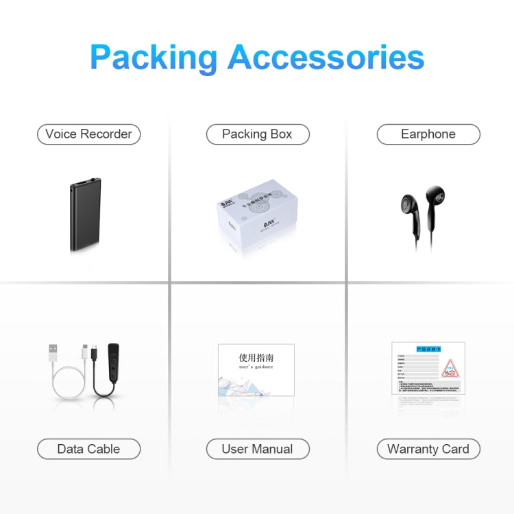 Q1 Intelligent HD Noise Reduction Voice Control Recorder, Capacity:16GB(Black) - Recording Pen by PMC TechLife | Online Shopping South Africa | PMC TechLife | Buy Now Pay Later Mobicred