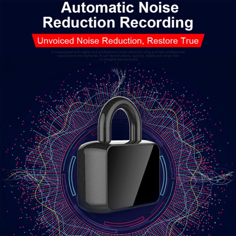 Q11 Intelligent HD Noise Reduction Lock Voice Recorder, Capacity:16GB(Black) - Recording Pen by PMC TechLife | Online Shopping South Africa | PMC TechLife | Buy Now Pay Later Mobicred