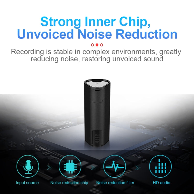 Q51 Intelligent HD Noise Reduction Remote Voice Control Recorder, Capacity:16GB(Black) - free shipping - PMC TechLife - Order now!
