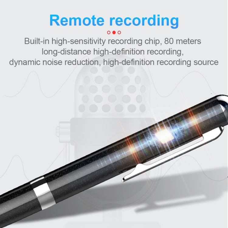 Q96 Intelligent HD Digital Noise Reduction Recording Pen, Capacity:16GB(Black) - Recording Pen by PMC Jewellery | Online Shopping South Africa | PMC Jewellery | Buy Now Pay Later Mobicred