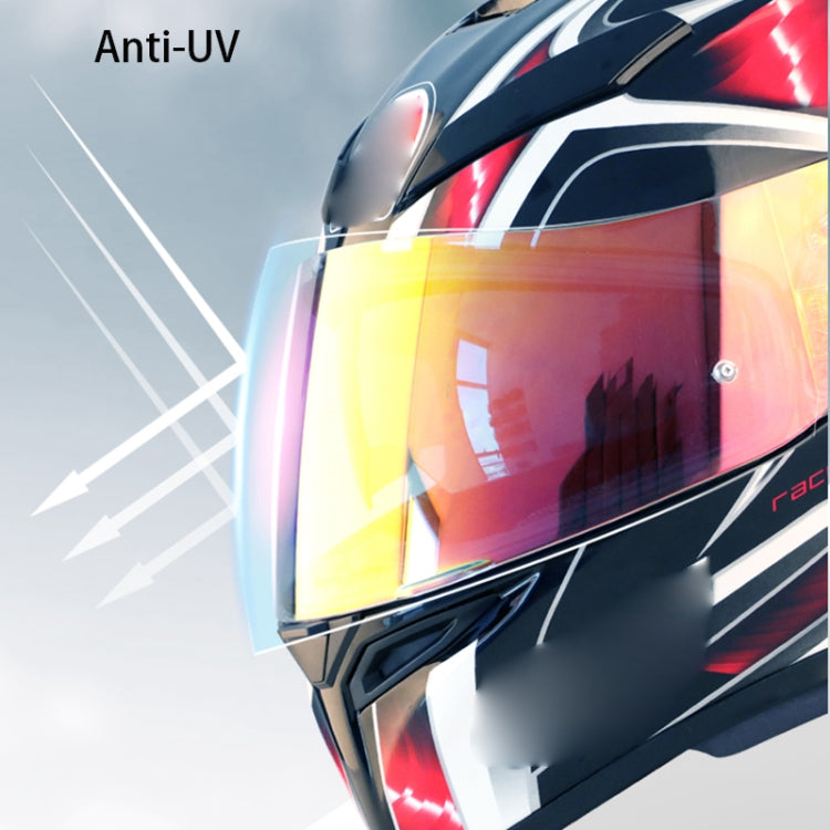 Motorcycle Helmet Visor Anti-UV Wind Shield Lens For AGV K1 / K3SV / K5(Electroplated Blue) - Helmets by PMC Jewellery | Online Shopping South Africa | PMC Jewellery | Buy Now Pay Later Mobicred