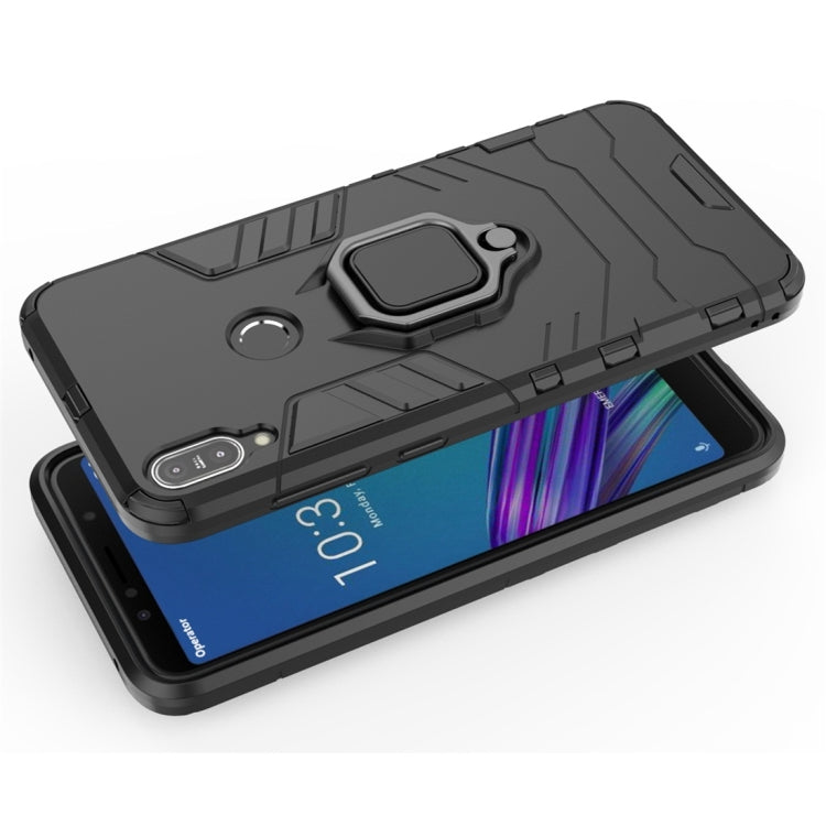 For Asus Zenfone Max Pro (M1) ZB601KL Shockproof PC + TPU Protective Case with Magnetic Ring Holder(Red) - ASUS Cases by PMC TechLife | Online Shopping South Africa | PMC TechLife