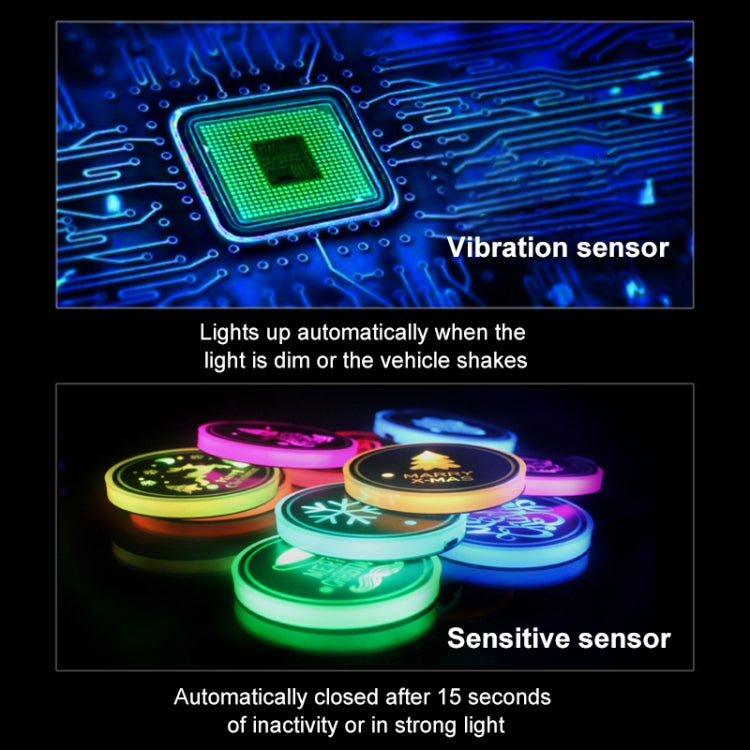 Car AcrylicColorful USB Charger Water Cup Groove LED Atmosphere Light(Socks) - free shipping - PMC TechLife - Order now!