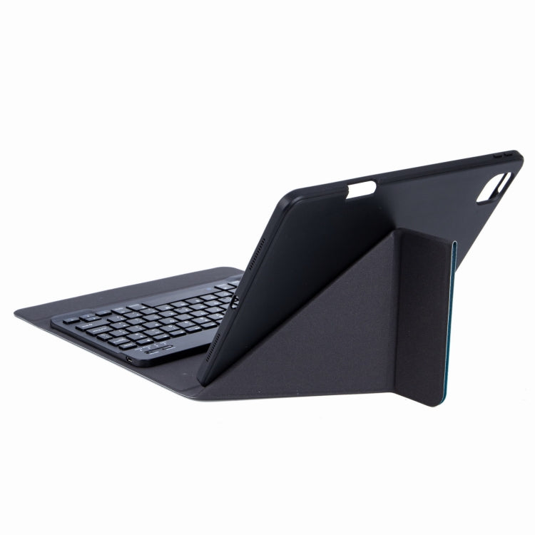 H-102S Monochrome Backlight Bluetooth Keyboard Leather Case with Rear Three-fold Holder For iPad 10.2 2020 & 2019 / Pro 10.5 inch(Black) - Universal by PMC TechLife | Online Shopping South Africa | PMC TechLife | Buy Now Pay Later Mobicred