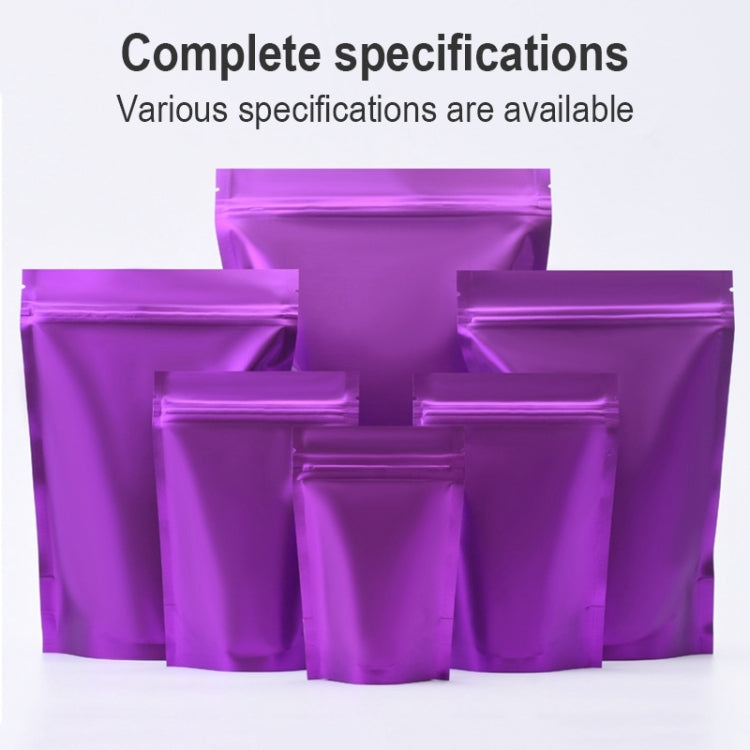 100 PCS/Set Matte Aluminum Foil Snack Stand-up Pouch, Size:10x15+3cm(Red) - Preservation Supplies by PMC TechLife | Online Shopping South Africa | PMC TechLife | Buy Now Pay Later Mobicred
