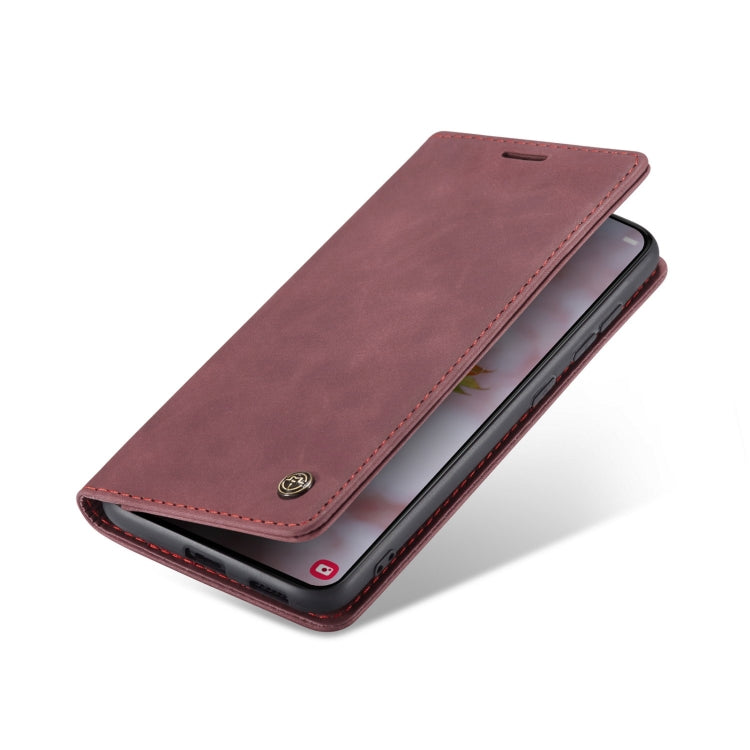 For Samsung Galaxy S22 CaseMe 013 Multifunctional Horizontal Flip Leather Phone Case(Wine Red) - Galaxy S22 5G Cases by CaseMe | Online Shopping South Africa | PMC Jewellery | Buy Now Pay Later Mobicred