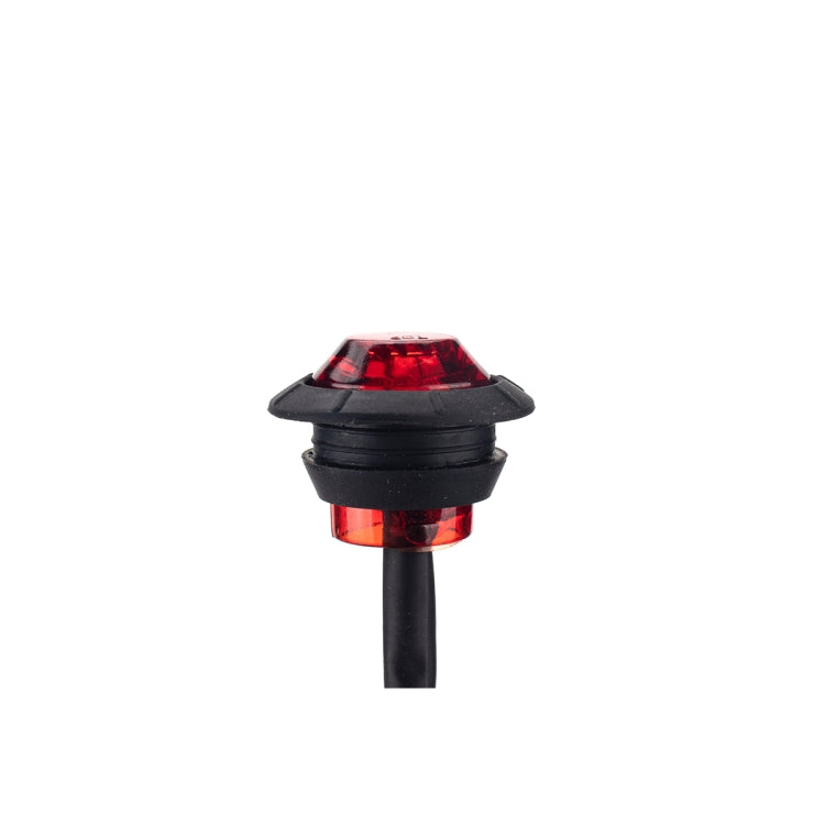 A5014 20 in 1 Red + Amber Light Truck Trailer LED Round Side Marker Lamp - Warning Lights by PMC TechLife | Online Shopping South Africa | PMC TechLife | Buy Now Pay Later Mobicred