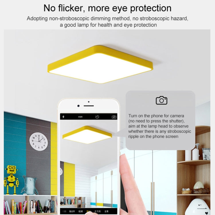 Macaron LED Rectangle Ceiling Lamp, White Light, Size:88x62cm(White) - Celling Lights & Chandeliers by PMc TechLife | Online Shopping South Africa | PMc TechLife | Buy Now Pay Later Mobicred