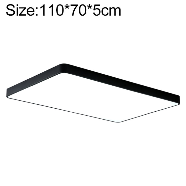 Macaron LED Rectangle Ceiling Lamp, White Light, Size:110x70cm(Black) - free shipping - PMc TechLife - Order now!