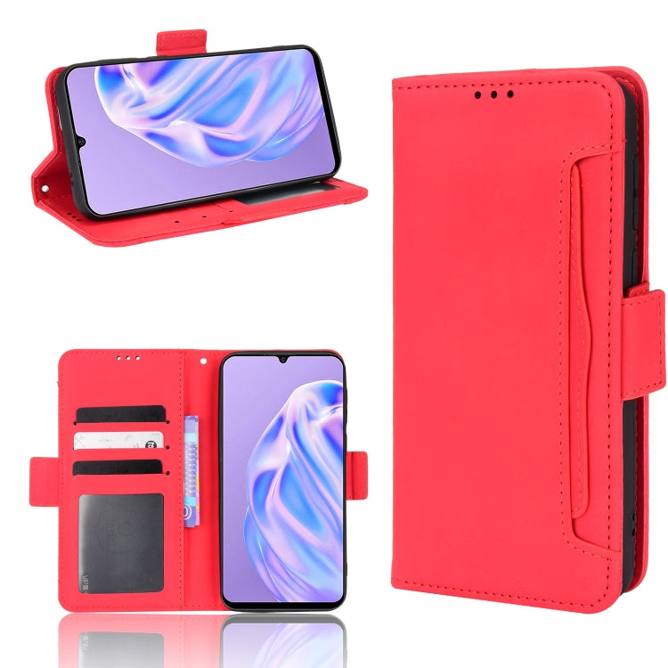 For Ulefone Note 6 / Note 6P Skin Feel Calf Pattern Leather Phone Case(Red) - Ulefone Cases by PMC Jewellery | Online Shopping South Africa | PMC Jewellery | Buy Now Pay Later Mobicred