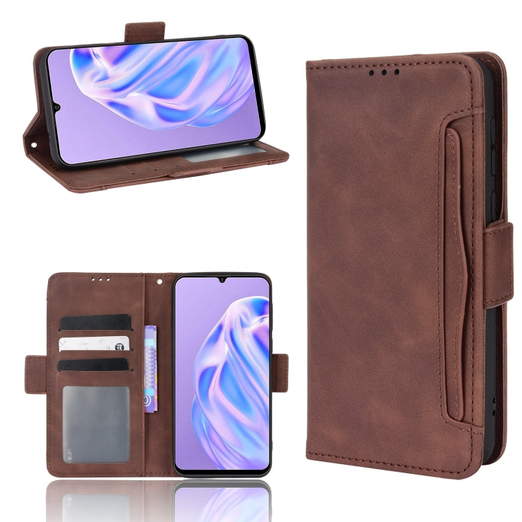 For Ulefone Note 6 / Note 6P Skin Feel Calf Pattern Leather Phone Case(Brown) - Ulefone Cases by PMC Jewellery | Online Shopping South Africa | PMC Jewellery | Buy Now Pay Later Mobicred