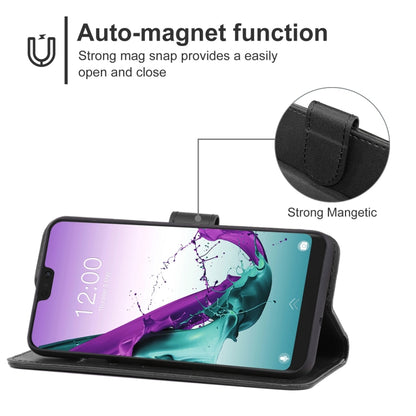 Leather Phone Case For Doogee N10(Black) - More Brand by PMC Jewellery | Online Shopping South Africa | PMC Jewellery | Buy Now Pay Later Mobicred