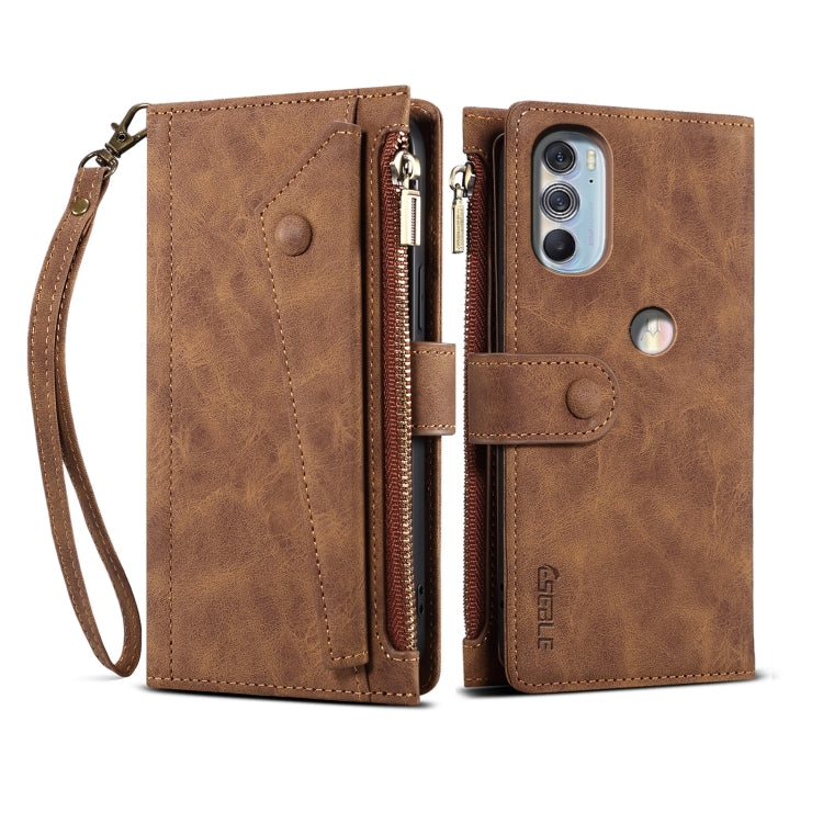 For Motorola Edge X30 Retro Frosted Leather Phone Case(Brown) - free shipping - PMC TechLife - Order now!