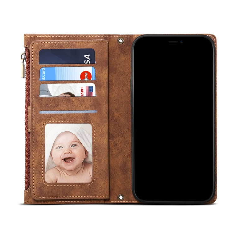 For Motorola Edge X30 Retro Frosted Leather Phone Case(Brown) - free shipping - PMC TechLife - Order now!