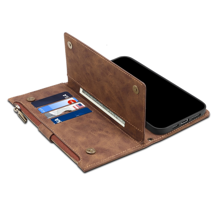 For Motorola Edge X30 Retro Frosted Leather Phone Case(Brown) - free shipping - PMC TechLife - Order now!