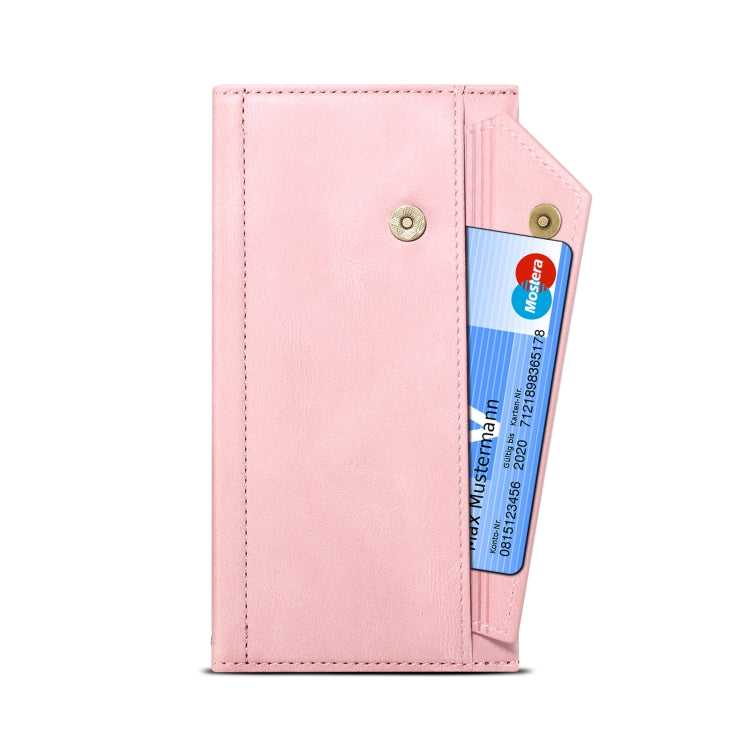 For Motorola Edge X30 Retro Frosted Leather Phone Case(Rose Gold) - Motorola Cases by PMC TechLife | Online Shopping South Africa | PMC TechLife | Buy Now Pay Later Mobicred