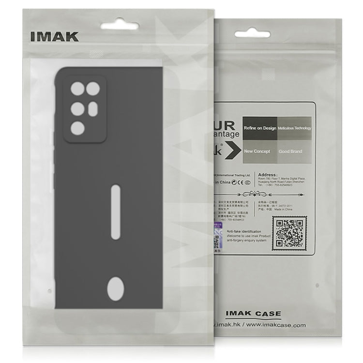 For OPPO Reno7 5G imak UC-4 Series Straight Edge TPU Soft Protective Case(Light Cyan) - OPPO Cases by imak | Online Shopping South Africa | PMC TechLife | Buy Now Pay Later Mobicred
