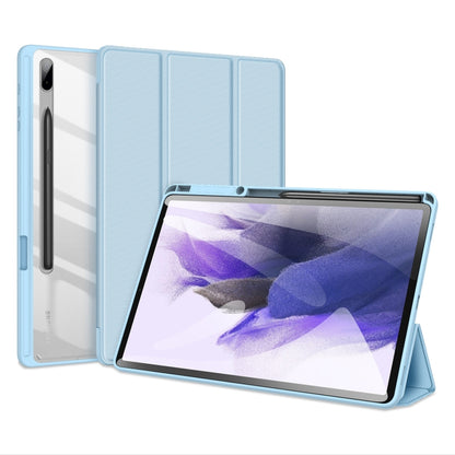 For Samsung Galaxy Tab S8 Plus/S7 Plus/S7 FE DUX DUCIS TOBY Series Horizontal Flip Tablet Case(Blue) - Galaxy Tab S8+ Cases by DUX DUCIS | Online Shopping South Africa | PMC Jewellery | Buy Now Pay Later Mobicred