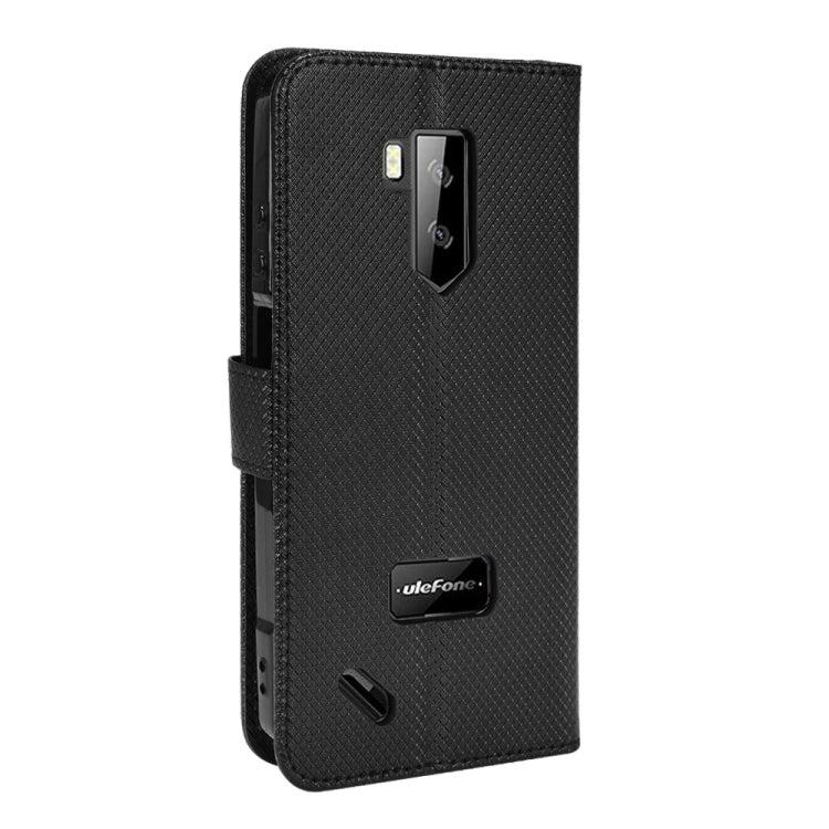 For Ulefone Armor X9 Diamond Texture Leather Phone Case(Black) - free shipping - PMC Jewellery - Order now!