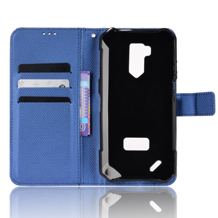 For Ulefone Armor X9 Diamond Texture Leather Phone Case(Blue) - Ulefone Cases by PMC Jewellery | Online Shopping South Africa | PMC Jewellery | Buy Now Pay Later Mobicred