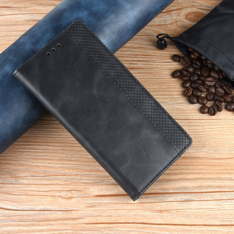 For Doogee S96 Pro Magnetic Buckle Retro Texture Leather Phone Case(Black) - Doogee Cases by PMC TechLife | Online Shopping South Africa | PMC TechLife | Buy Now Pay Later Mobicred