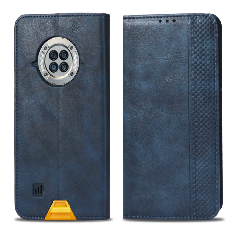For Doogee S96 Pro Magnetic Buckle Retro Texture Leather Phone Case(Blue) - Doogee Cases by PMC TechLife | Online Shopping South Africa | PMC TechLife | Buy Now Pay Later Mobicred