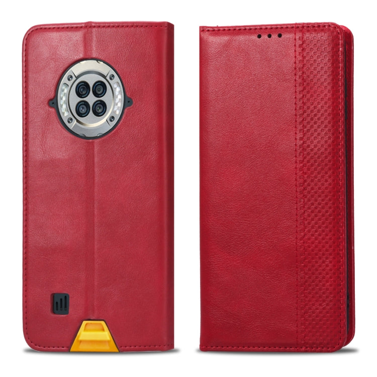 For Doogee S96 Pro Magnetic Buckle Retro Texture Leather Phone Case(Red) - Doogee Cases by PMC TechLife | Online Shopping South Africa | PMC TechLife | Buy Now Pay Later Mobicred