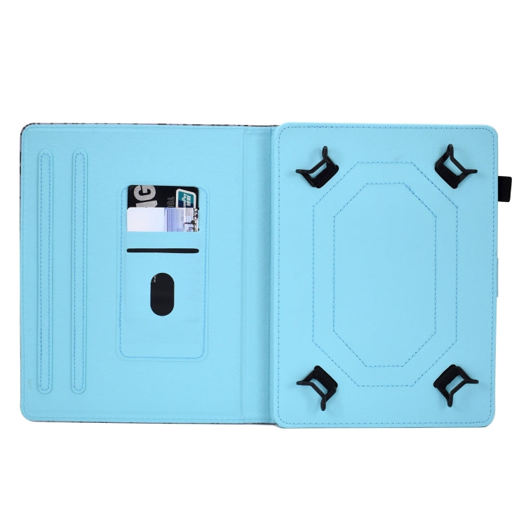 For 10 inch Tablet Electric Pressed TPU Leather Tablet Case(Butterfly) - 10 - 11 inch by PMC TechLife | Online Shopping South Africa | PMC TechLife | Buy Now Pay Later Mobicred