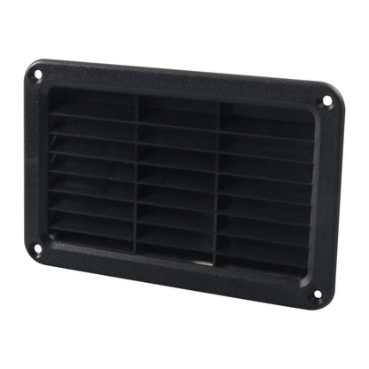 A6789 193x122mm RV / Bus Oblique Louver Outlet Panel with Screws(Black) - Air Conditioning System by PMC Jewellery | Online Shopping South Africa | PMC Jewellery