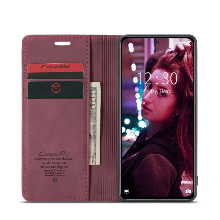 For Xiaomi Redmi K40 / K40 Pro / Poco F3／Mi 11i／Mi 11X／Mi 11X Pro CaseMe 013 Multifunctional Leather Phone Case(Wine Red) - Xiaomi Cases by CaseMe | Online Shopping South Africa | PMC Jewellery | Buy Now Pay Later Mobicred