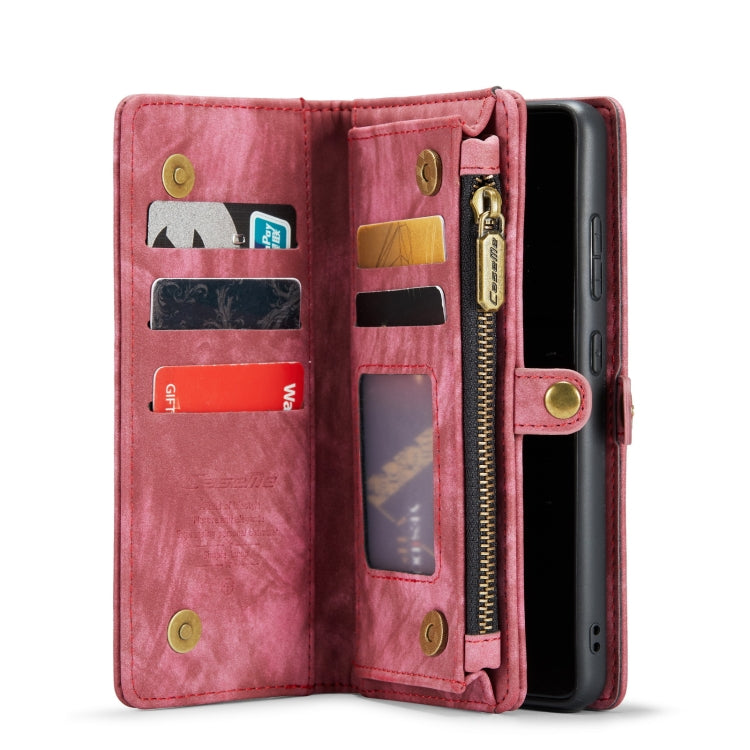 For Samsung Galaxy A33 5G CaseMe-008 Detachable Multifunctional Horizontal Flip Leather Case(Red) - free shipping - PMC Jewellery - Order now!