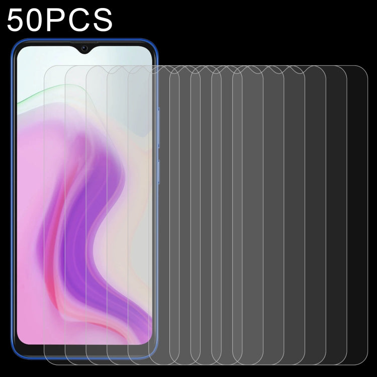 50 PCS 0.26mm 9H 2.5D Tempered Glass Film For Blackview A70 Pro - For Blackview by PMC TechLife | Online Shopping South Africa | PMC TechLife