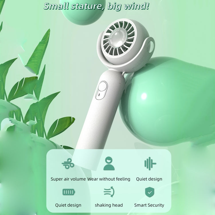 F10 USB Hanging Neck Electric Fan(White) - Electric Fans by PMC TechLife | Online Shopping South Africa | PMC TechLife | Buy Now Pay Later Mobicred