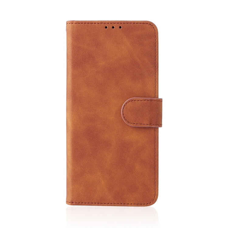 For Blackview A55 Skin Feel Magnetic Buckle Leather Phone Case(Brown) - More Brand by PMC TechLife | Online Shopping South Africa | PMC TechLife | Buy Now Pay Later Mobicred