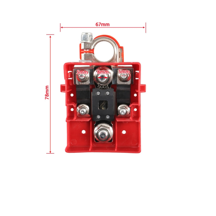 A6213 32V / 400A Car Modified Battery Clip with Cover - Booster Cable & Clip by PMC TechLife | Online Shopping South Africa | PMC TechLife | Buy Now Pay Later Mobicred