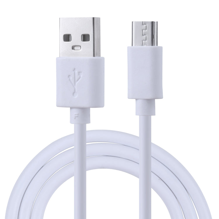 USB to Micro USB Copper Core Charging Cable, Cable Length:1m(White) - Micro USB Cable by PMC TechLife | Online Shopping South Africa | PMC TechLife | Buy Now Pay Later Mobicred