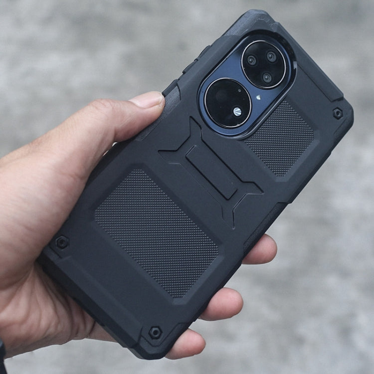 For Huawei P50 FATBEAR Armor Shockproof Cooling Phone Case(Black) - Huawei Cases by FATBEAR | Online Shopping South Africa | PMC TechLife | Buy Now Pay Later Mobicred