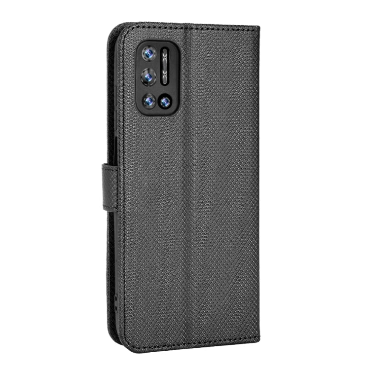 For DOOGEE N40 Pro Diamond Texture Leather Phone Case(Black) - Doogee Cases by PMC TechLife | Online Shopping South Africa | PMC TechLife | Buy Now Pay Later Mobicred