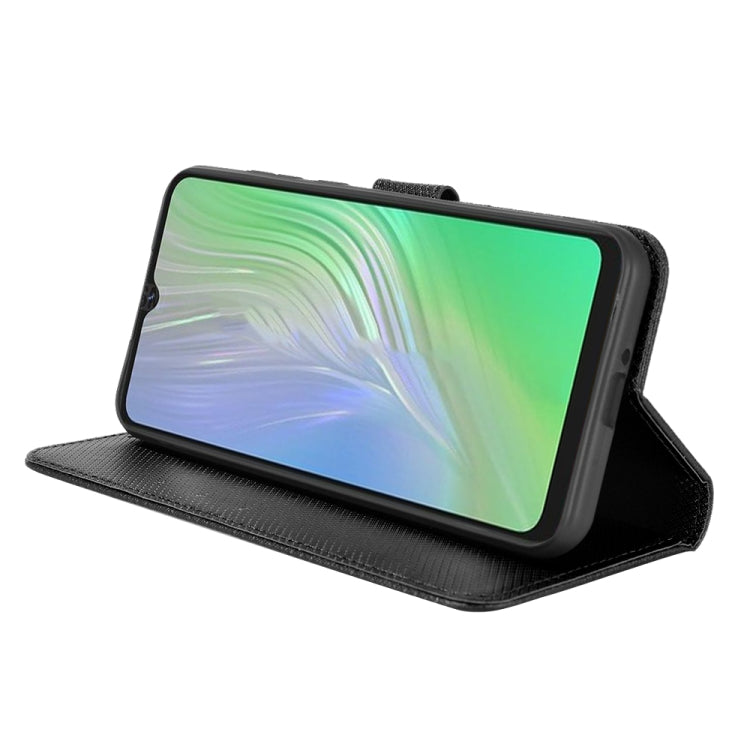 For Blackview A55 Diamond Texture Leather Phone Case(Black) - More Brand by PMC TechLife | Online Shopping South Africa | PMC TechLife | Buy Now Pay Later Mobicred