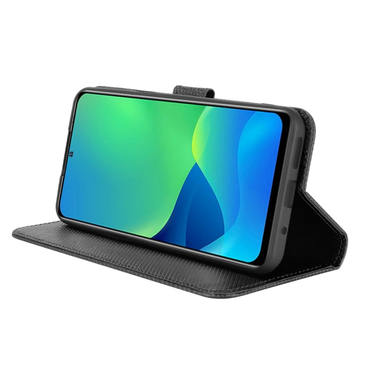 For Ulefone Note 13P Diamond Texture Leather Phone Case(Black) - Ulefone Cases by PMC Jewellery | Online Shopping South Africa | PMC Jewellery | Buy Now Pay Later Mobicred