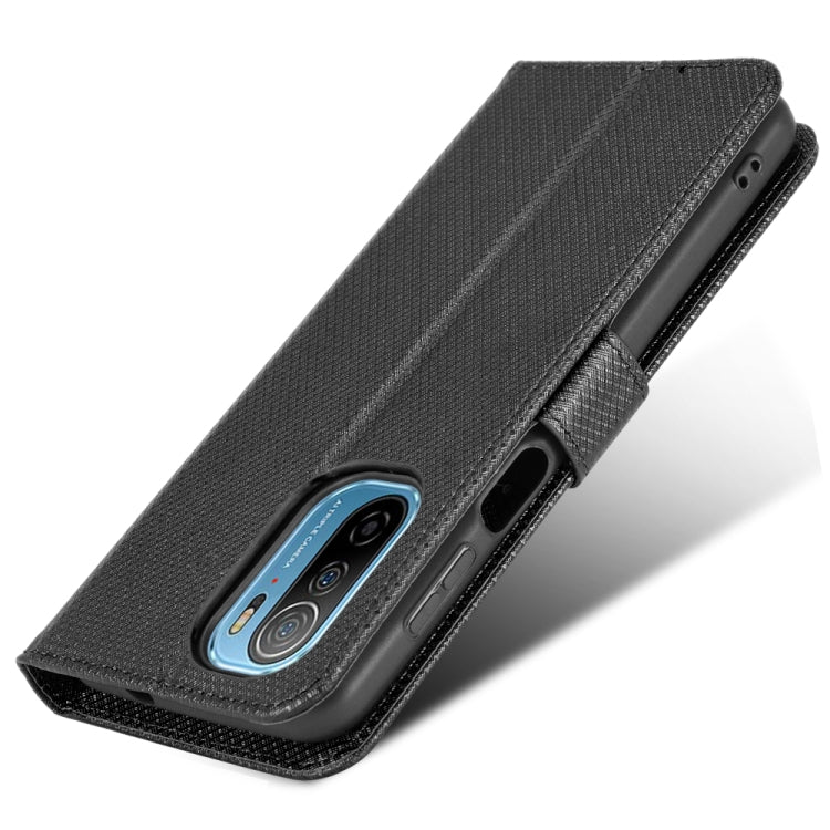 For Ulefone Note 13P Diamond Texture Leather Phone Case(Black) - Ulefone Cases by PMC Jewellery | Online Shopping South Africa | PMC Jewellery | Buy Now Pay Later Mobicred