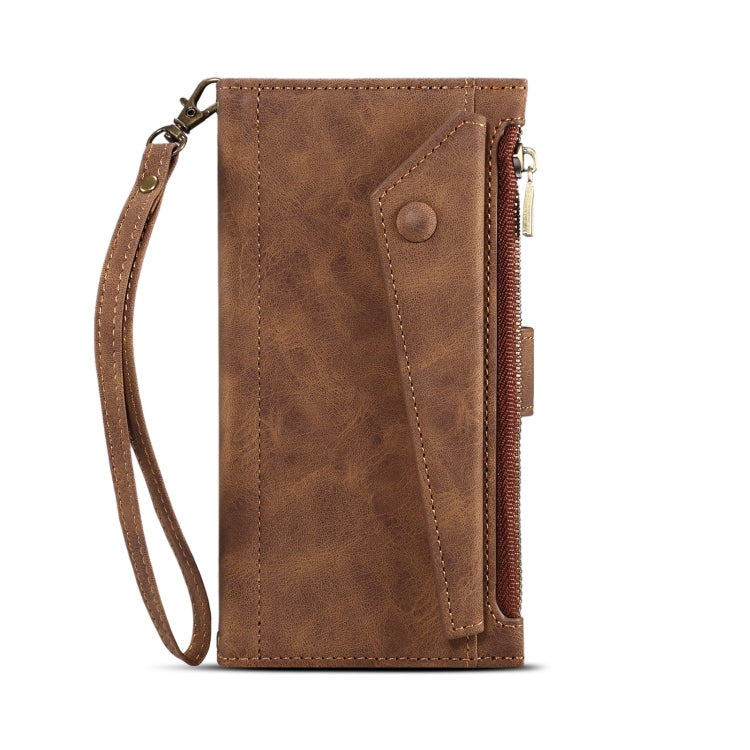 For Motorola Moto E40 / E30 / E20 Retro Frosted Horizontal Flip Leather Phone Case(Brown) - Motorola Cases by PMC TechLife | Online Shopping South Africa | PMC TechLife | Buy Now Pay Later Mobicred