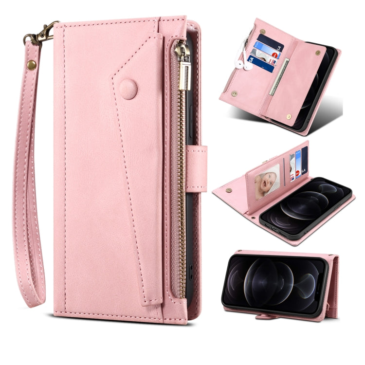 For Google Pixel 6a Retro Frosted Horizontal Flip Leather Phone Case(Rose Gold) - Google Cases by PMC TechLife | Online Shopping South Africa | PMC TechLife | Buy Now Pay Later Mobicred