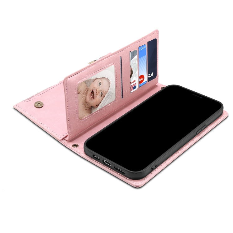 For Google Pixel 6a Retro Frosted Horizontal Flip Leather Phone Case(Rose Gold) - Google Cases by PMC TechLife | Online Shopping South Africa | PMC TechLife | Buy Now Pay Later Mobicred