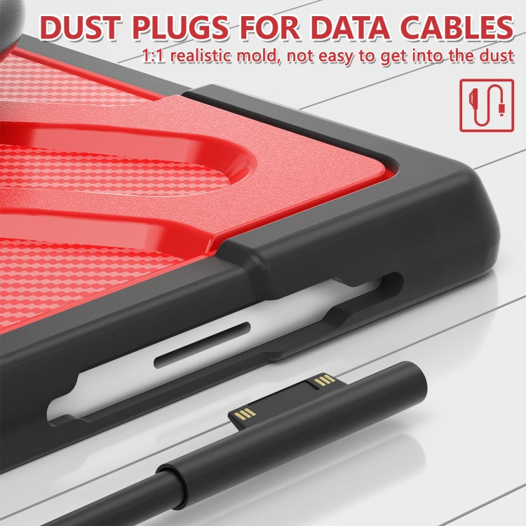 For MicroSoft Surface Pro 4 / 5 / 6 / 7 TPU + PC Tablet Case(Red) - Others by PMC TechLife | Online Shopping South Africa | PMC TechLife | Buy Now Pay Later Mobicred