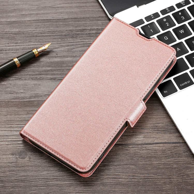 For Huawei P9 Ultra-thin Voltage Side Buckle PU + TPU Leather Phone Case(Rose Gold) - Huawei Cases by PMC TechLife | Online Shopping South Africa | PMC TechLife